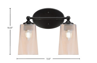 Capri Two Light Bath Bar (5912-MB-263)