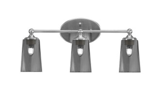 Toltec Lighting - 5913-BN-262 - Three Light Bath Bar - Capri - Brushed Nickel