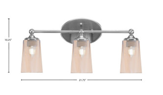 Capri Three Light Bath Bar (5913-BN-263)