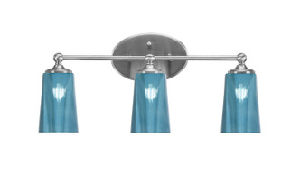 Toltec Lighting - 5913-BN-265 - Three Light Bath Bar - Capri - Brushed Nickel