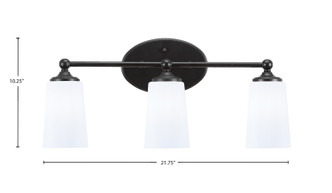 Capri Three Light Bath Bar (5913-MB-261)