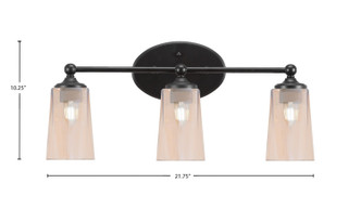 Capri Three Light Bath Bar (5913-MB-263)