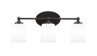 Toltec Lighting - 5913-MB-5031 - Three Light Bath Bar - Capri - Matte Black