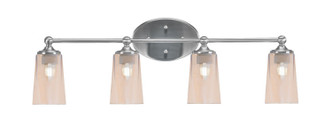 Toltec Lighting - 5914-BN-263 - Four Light Bath Bar - Capri - Brushed Nickel