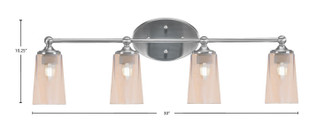 Capri Four Light Bath Bar (5914-BN-263)