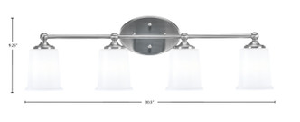 Capri Four Light Bath Bar (5914-BN-5031)