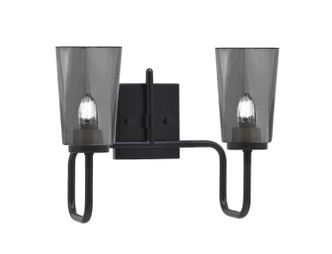 Toltec Lighting - 6222-MB-262 - Two Light Bath Bar - Sandia - Matte Black