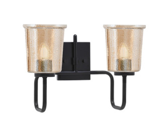Toltec Lighting - 6222-MB-5033 - Two Light Bath Bar - Sandia - Matte Black