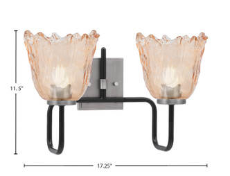 Sandia Two Light Bath Bar (6222-MBGP-4233)
