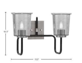 Sandia Two Light Bath Bar (6222-MBGP-5032)