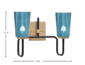 Sandia Two Light Bath Bar (6222-MBNAB-265)