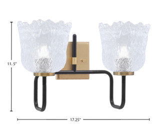 Sandia Two Light Bath Bar (6222-MBNAB-4230)