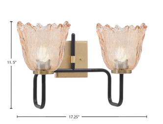 Sandia Two Light Bath Bar (6222-MBNAB-4233)