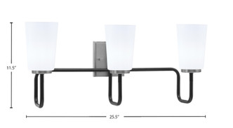 Sandia Three Light Bath Bar (6223-MBGP-261)