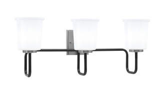 Toltec Lighting - 6223-MBGP-5031 - Three Light Bath Bar - Sandia - Matte Black & Graphite