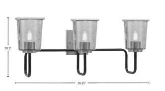 Sandia Three Light Bath Bar (6223-MBGP-5032)