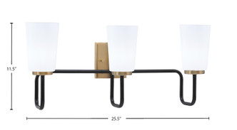 Sandia Three Light Bath Bar (6223-MBNAB-261)
