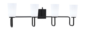 Toltec Lighting - 6224-MB-261 - Four Light Bath Bar - Sandia - Matte Black