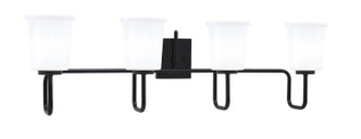 Toltec Lighting - 6224-MB-5031 - Four Light Bath Bar - Sandia - Matte Black