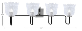 Sandia Four Light Bath Bar (6224-MBGP-4230)