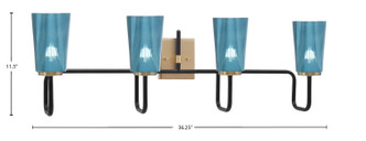 Sandia Four Light Bath Bar (6224-MBNAB-265)
