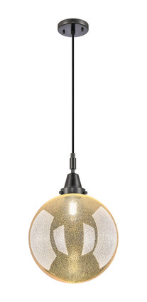 Innovations - 447-1P-BK-G208-12 - One Light Pendant - Caden - Matte Black