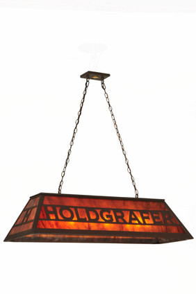 Meyda Tiffany - 132043 - Nine Light Oblong Pendant - Personalized - Cafe Noir