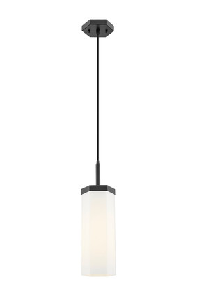 Innovations - 463-1P-BK-G463-12WH - One Light Pendant - Downtown Urban - Matte Black