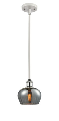 Innovations - 516-1S-WPC-G93 - One Light Mini Pendant - Ballston - White Polished Chrome