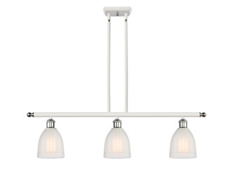 Innovations - 516-3I-WPC-G441-LED - LED Island Pendant - Ballston - White Polished Chrome