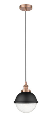 Innovations - 616-1PH-AC-HFS-84-BK - One Light Pendant - Downtown Urban - Antique Copper