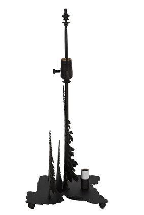 Howling Wolf Two Light Table Lamp (152949)