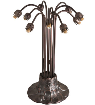 Meyda Tiffany - 15535 - Ten Light Lamp Base And Fixture Hardware - Lily - Mahogany Bronze