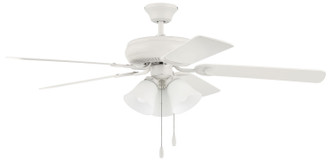 Craftmade - DCF52W5C3W - 52 Ceiling Fan - Decorator's Choice 3 Light Kit - Matte White