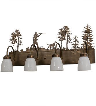 Quail Hunter W/Dog Four Light Vanity (165087)