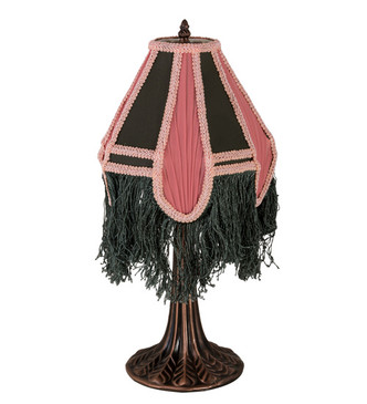 Fabric & Fringe Mini Lamp
