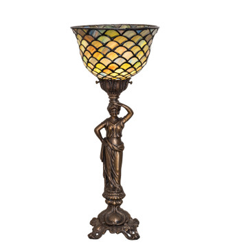 Tiffany Fishscale One Light Accent Lamp (300301)