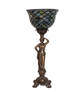 Tiffany Fishscale One Light Accent Lamp (300301)