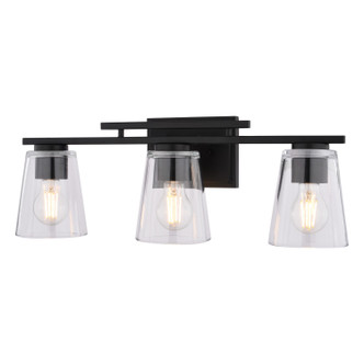 Vaxcel - W0592 - Three Light Vanity - Sedona - Matte Black