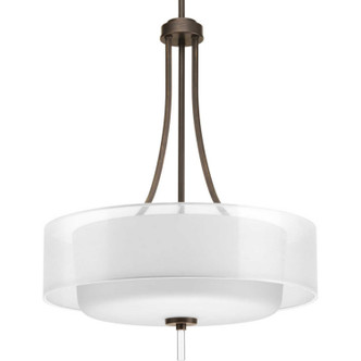 Progress Lighting - P5047-20 - Four Light Pendant - Invite - Antique Bronze