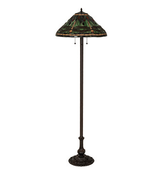 Tiffany Dragonfly Three Light Floor Lamp (242786) Tiffany Dragonfly Three Light Floor Lamp (242786)