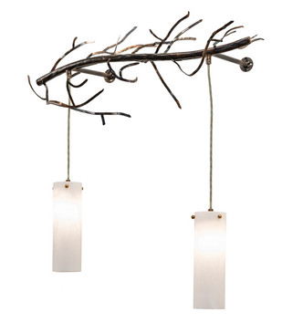 Meyda Tiffany - 243054 - LED Wall Sconce - Winter Solstice - Dark Burnished Antique Copper