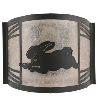 Rabbit on the Loose One Light Wall Sconce (243216)