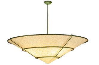 Meyda Tiffany - 246000 - Four Light Pendant - Kalahari - Weathered Brass