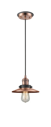 Innovations - 201CBP-ACBK-M3-AC - One Light Mini Pendant - Franklin Restoration - Antique Copper
