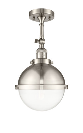 Innovations - 201F-SN-HFS-82-SN-LED - LED Semi-Flush Mount - Franklin Restoration - Brushed Satin Nickel