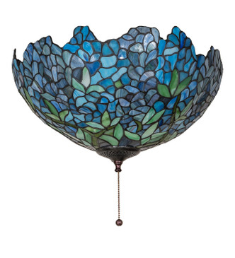 Tiffany Wisteria Three Light Fan Light Fixture (263354)