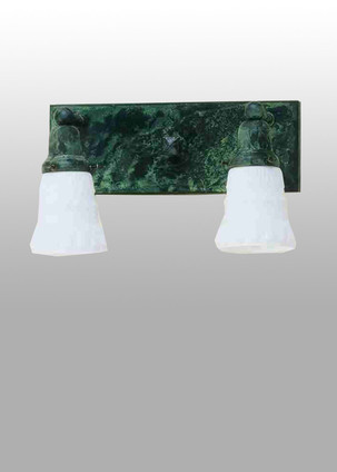 Meyda Tiffany - 56532 - Two Light Wall Sconce - Revival Oyster Bay - Verd