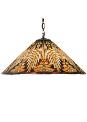 Meyda Tiffany - 66227 - Three Light Pendant - NUEVO - AntiqueFrench Bronzed