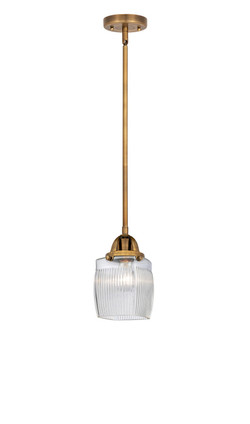 Innovations - 288-1S-BB-G302-LED - LED Mini Pendant - Nouveau 2 - Brushed Brass